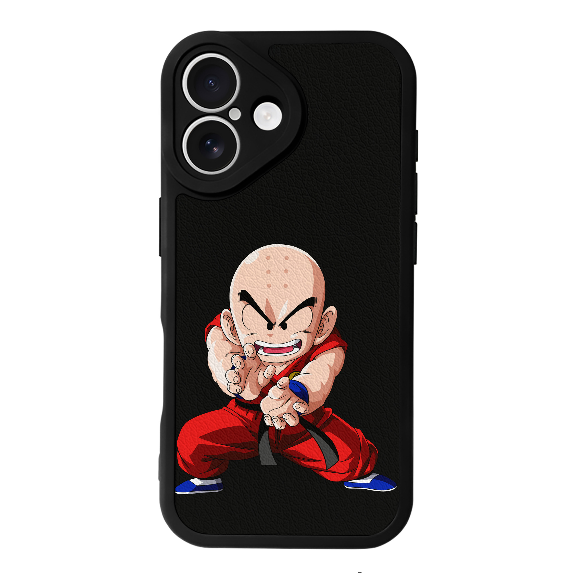 （画像用） ドラゴンボール クリリン DRAGON BALL krillin 【iPhone 16シリーズ対応】シリコンスマホケース（レザー調） 材質：シリコン